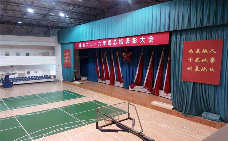 柞木籃球場(chǎng)實(shí)木地板安裝工藝